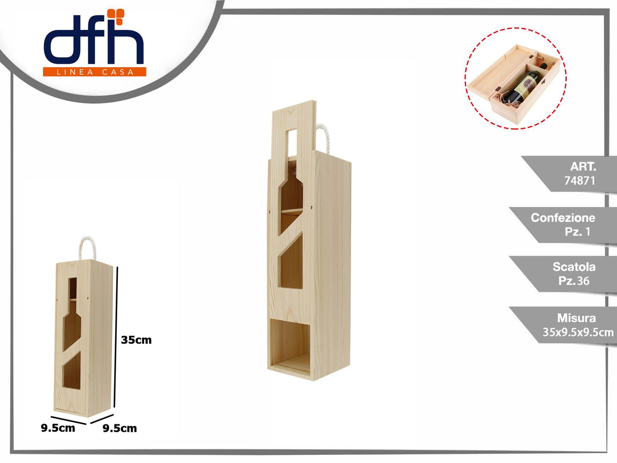 Scatole per vino in legno
