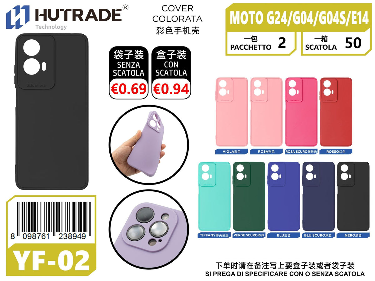COVER COLORATA TPU MOTO G24/G04/G04S/E14 – YF02 006841