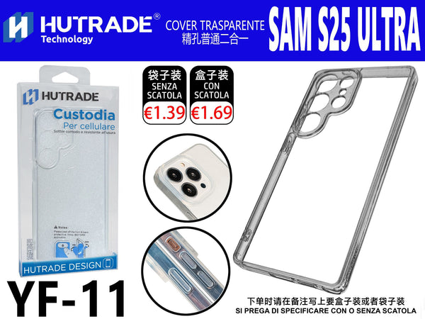 COVER TRASPARENTE TPU SAM S25 ULTRA – YF11 666035