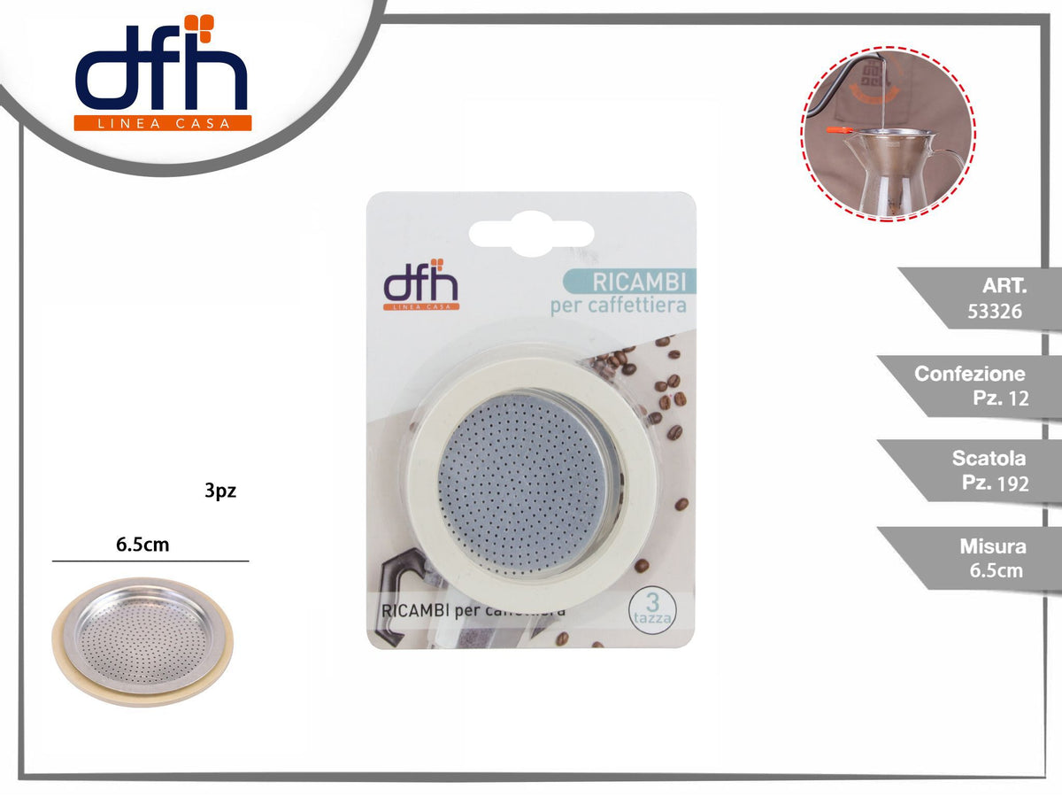Ricambi per caffettiera 3 tazza