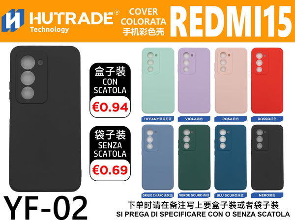 COVER COLORATA TPU REDMI 15 4G/5G – YF02 006960