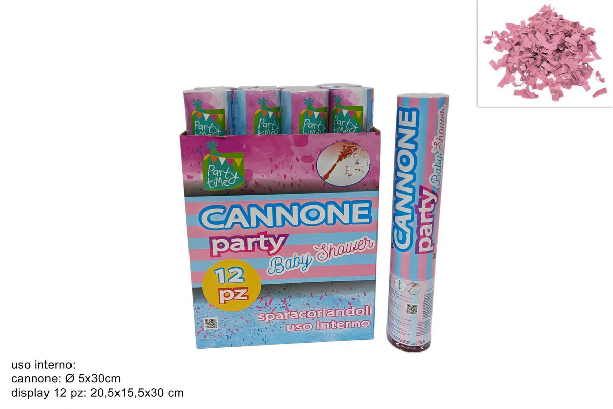 CANNONE PARTY 30 cm BOY OR GIRL ROSA INTERNO