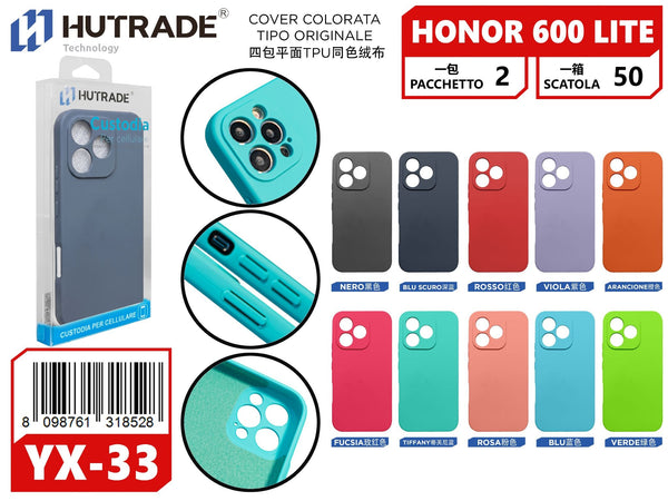 COVER COLORATA HONOR 600 LITE – YX33 000889