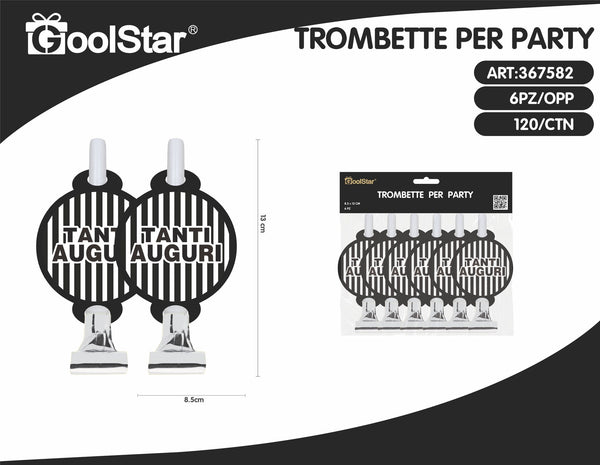 Accessori festa trombetta