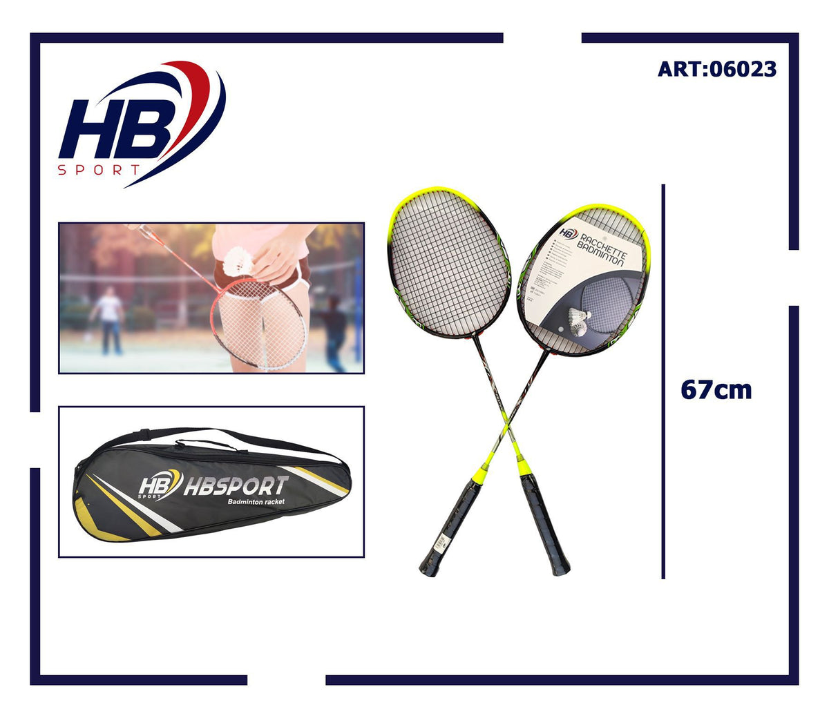Racchette badminton