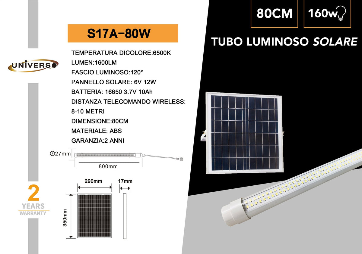 Neon Solare Universo – S17A-80W