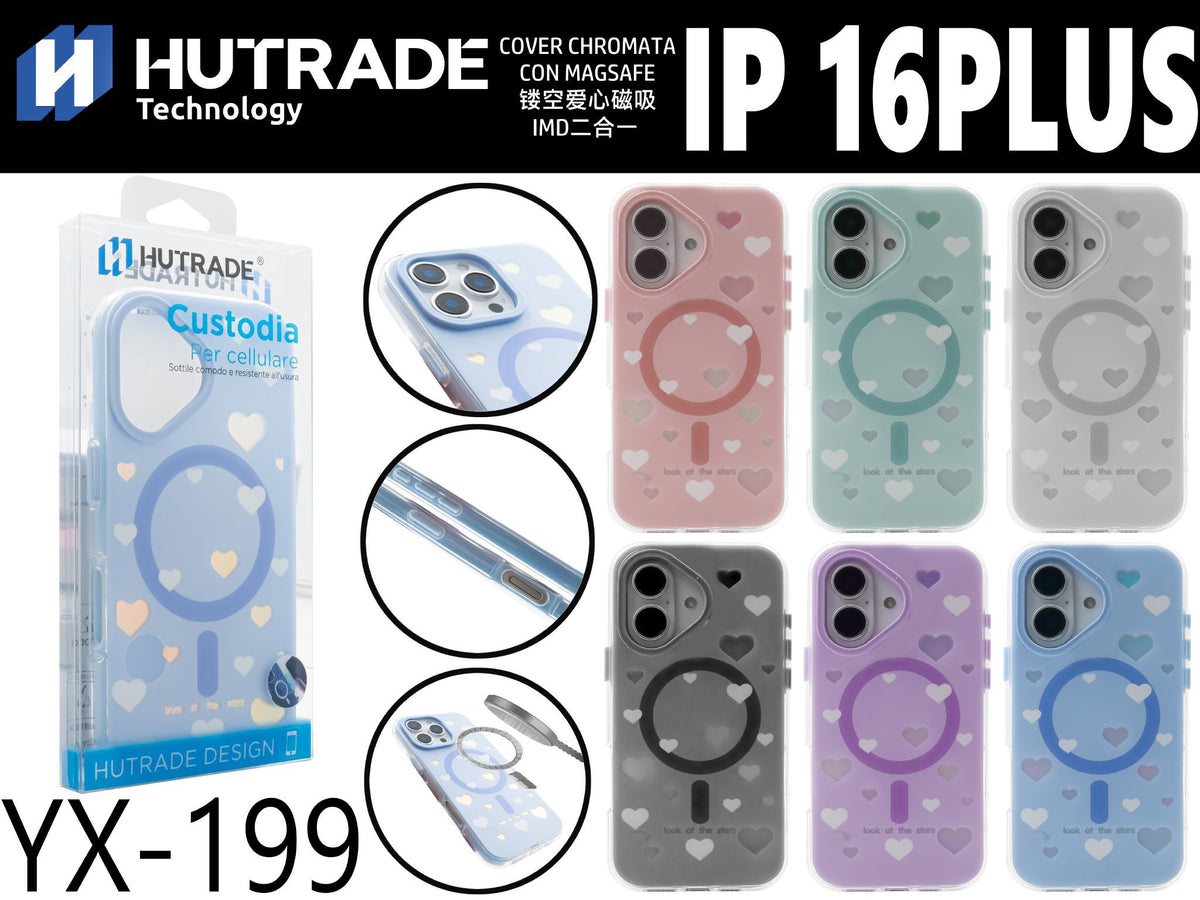 YX-199 COVER FANTASIA CUORICINI MAGSAFE IP16 PLUS