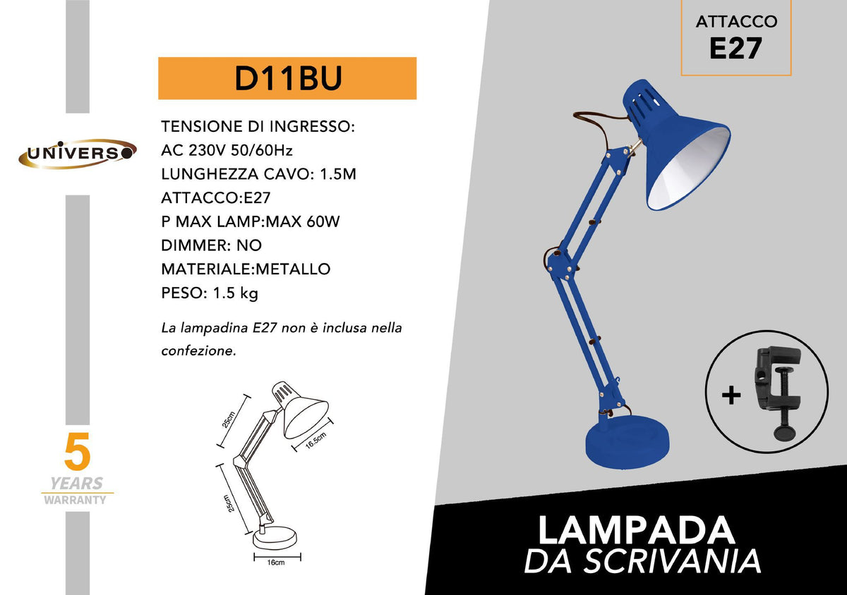 Lampada da tavolo – D11BU