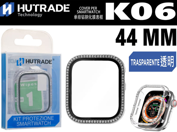 K06 CUSTODIA OROLOGIO CON BRILLANTINI 44MM