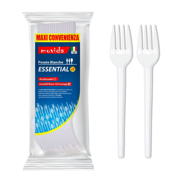 FORCHETTE RIUTILIZZABILE 20 pz
