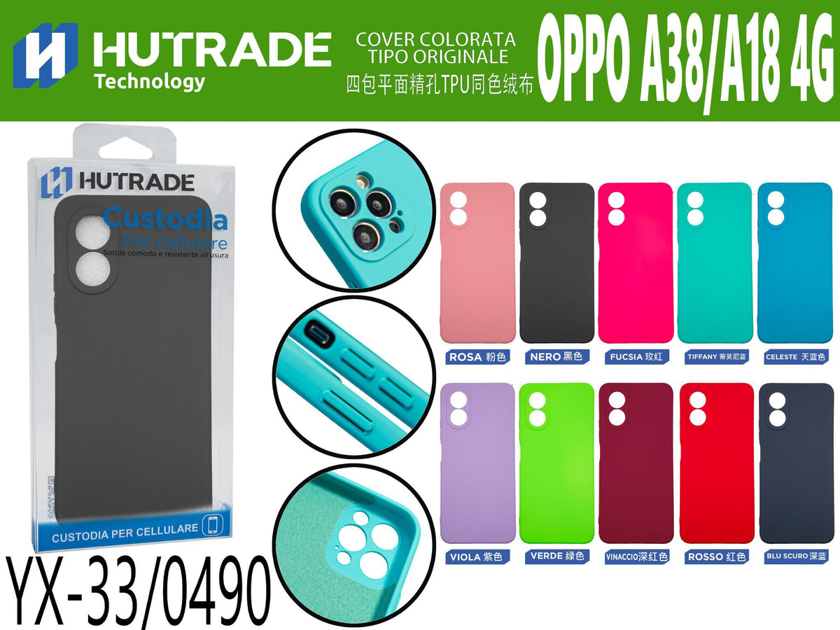 COVER COLORATA OPPO A38/A18 4G – YX33 000794