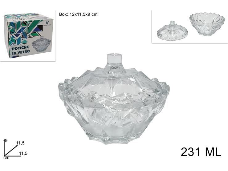 Vaso decorativo con coperchio – 023690