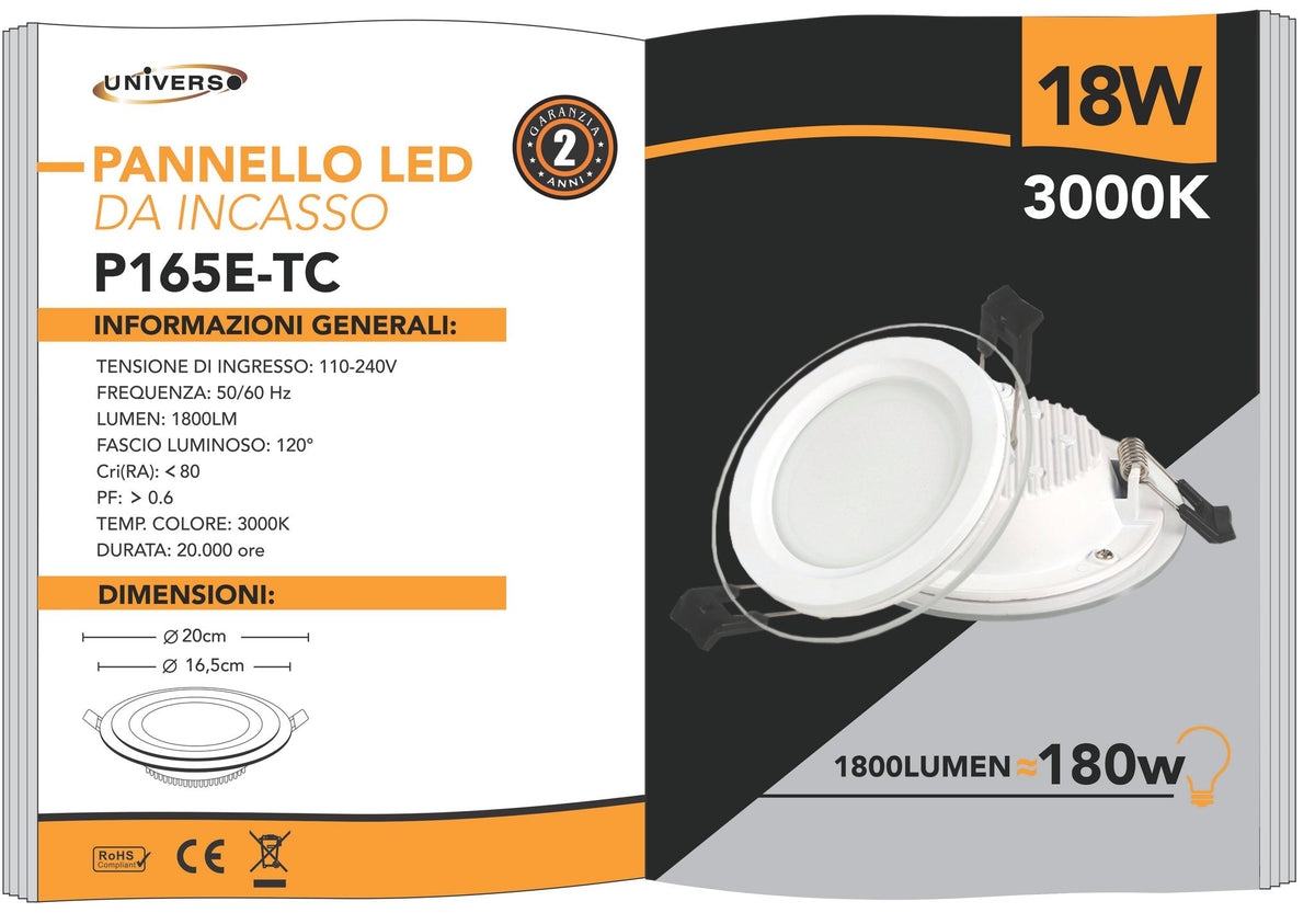 LED Panel Universo – P165E-TC