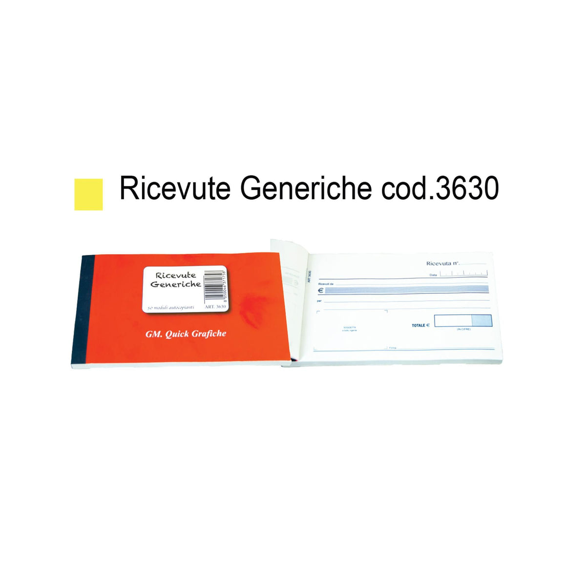 Blocco ricevute generiche
