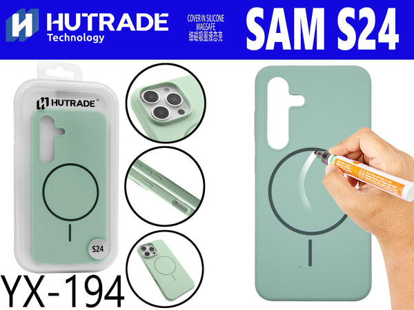 YX-194 COVER COLORATA MAGSAFE SAM S24 VERDE