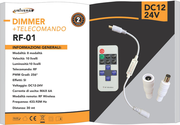 Controller per strisce LED – RF-01