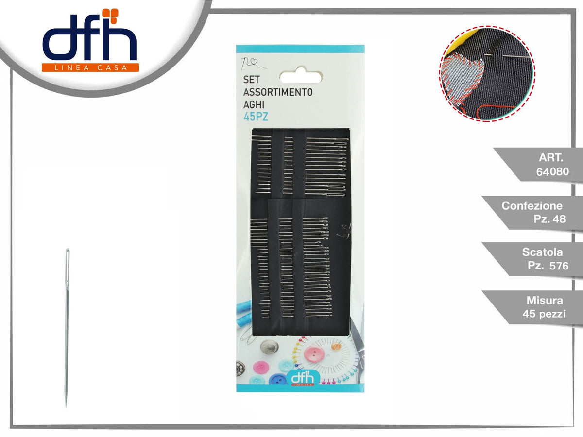 SET ASSORTIMENTO AGHI 45 pz