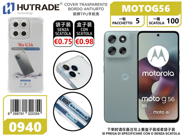 COVER TRASPARENTE BORDO ANTIURTO MOTO G56 – 0940 014378