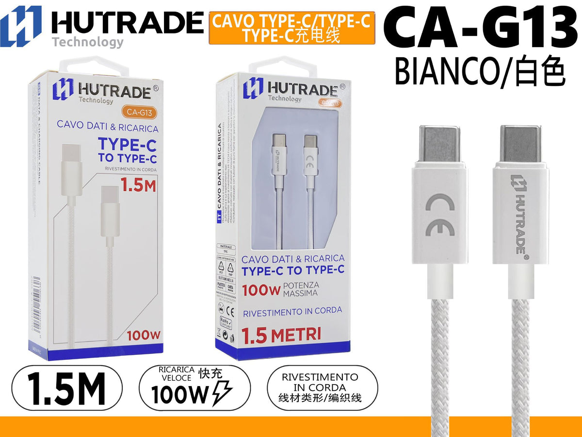 CA-G13 CAVO TYPE-C TO TYPE-C 1.5 METRI 100W