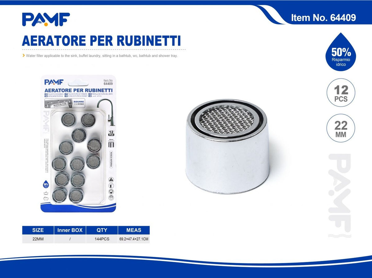 Aeratori per rubinetti – art. 64409