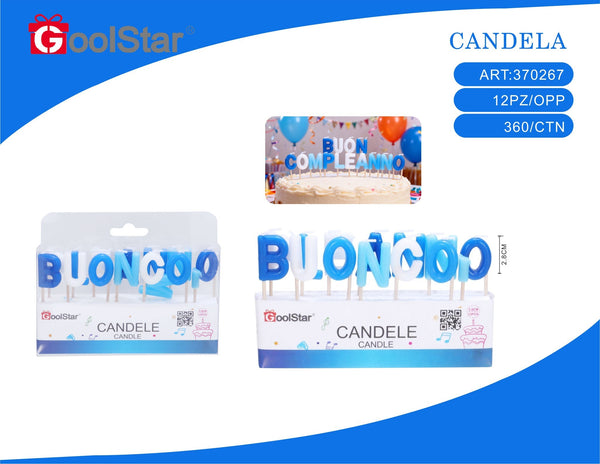 Candele buon compleanno