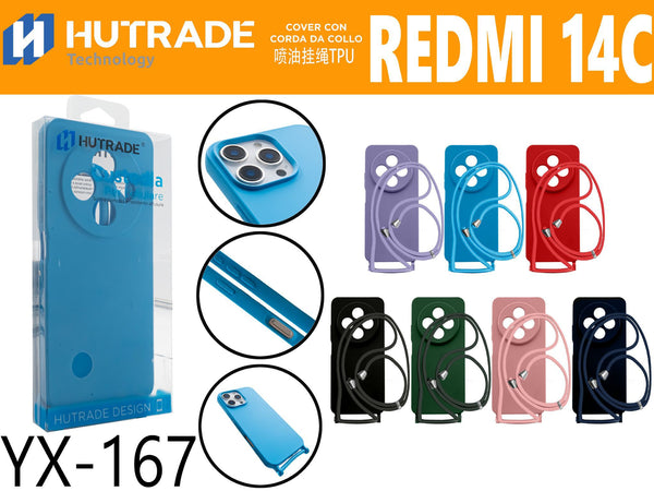 COVER COLORATA IN TPU CON CORDA REDMI 14C/REDMI A4 – YX167 144019