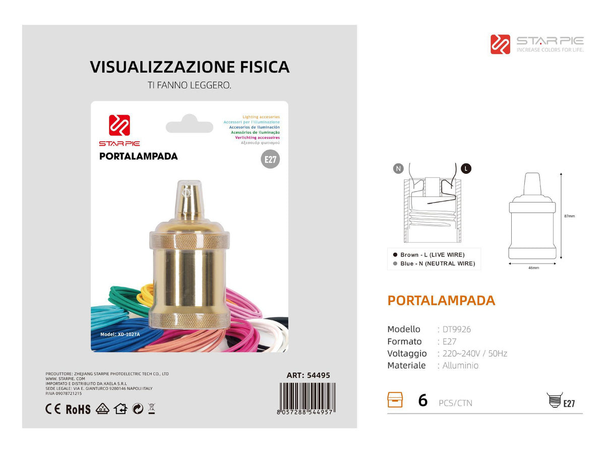 Portalampade – art. 54495
