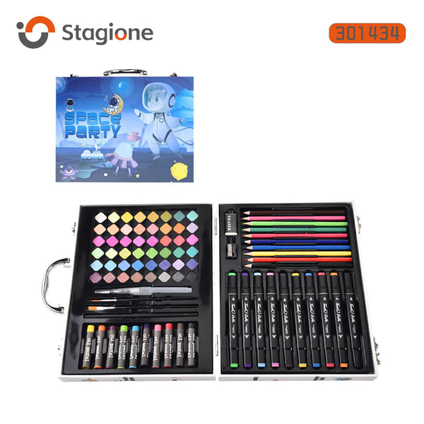 Set da disegno in valigetta da 85 pezzi