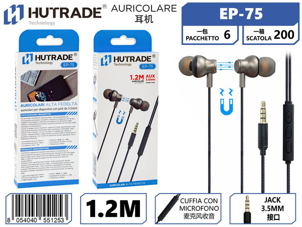 Auricolari con filo EP-75