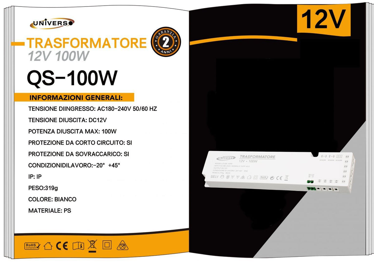 Alimentatore LED – QS-100W