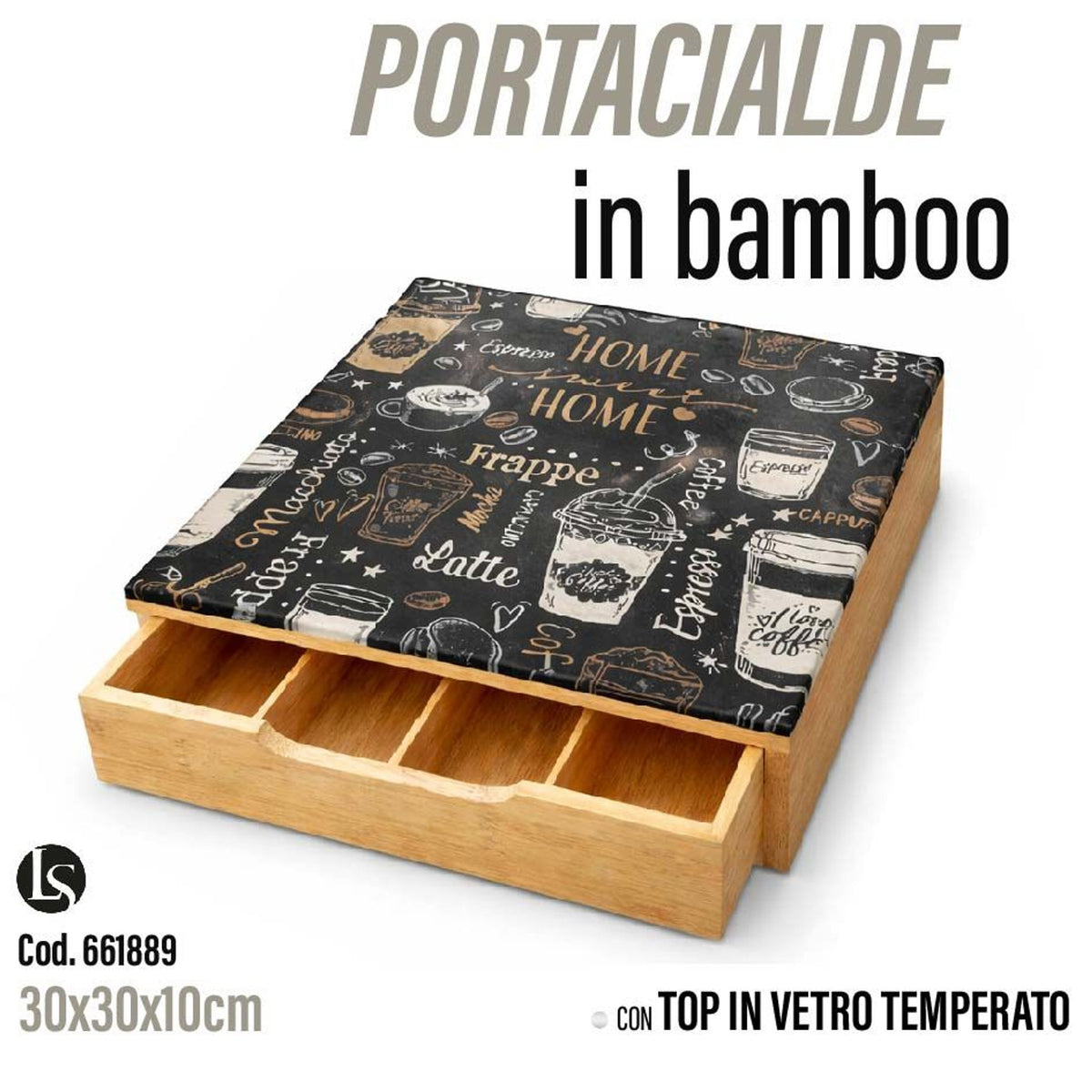 Organizer portacialde con cassetto HY1218