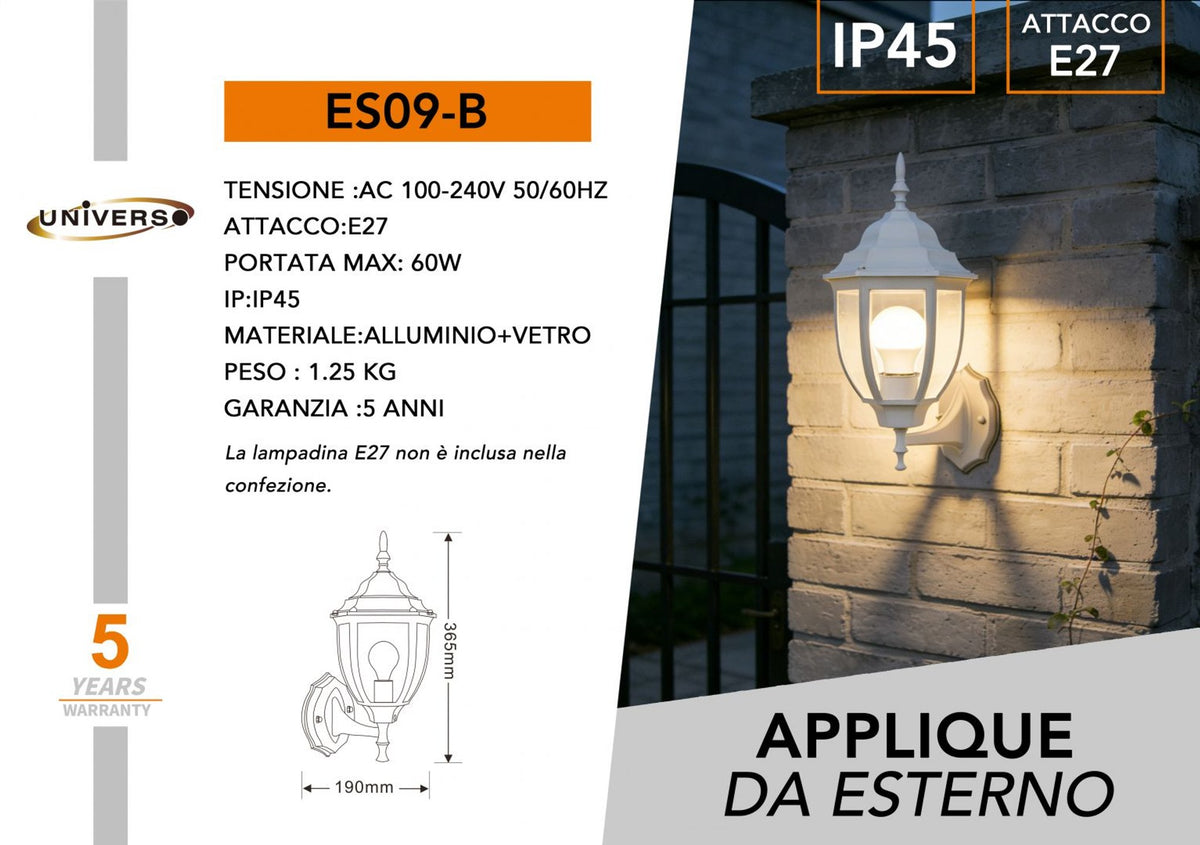 Applique da esterno – ES09-B