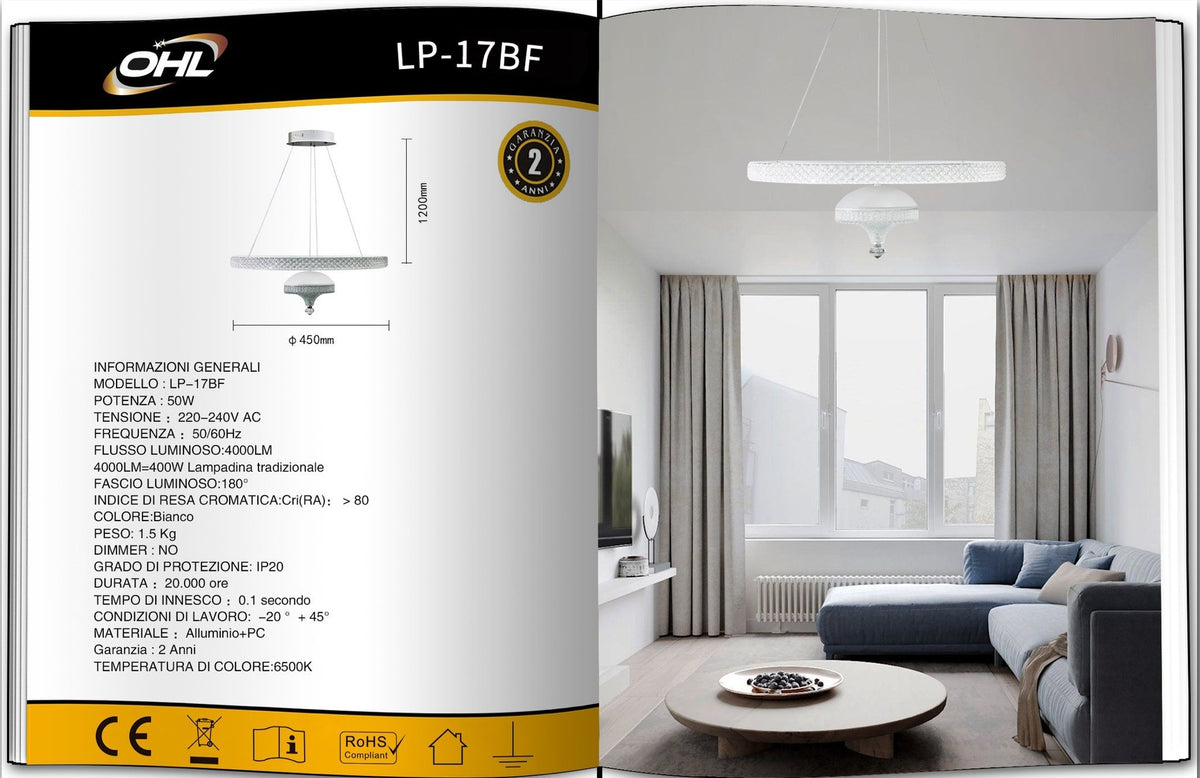 Lampada Da Soffitto Universo – LP-17BF