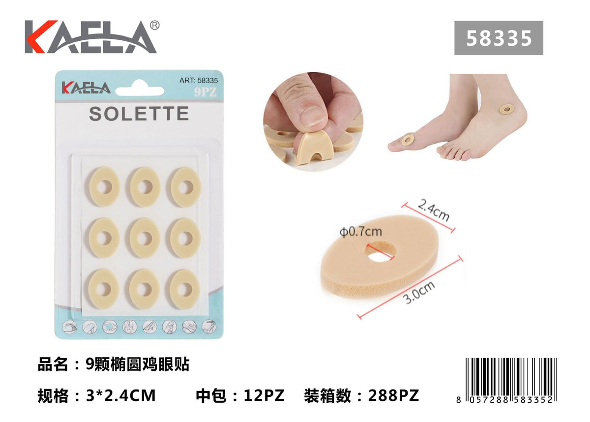 Cuscinetti adesivi per piedi · Art. 58335