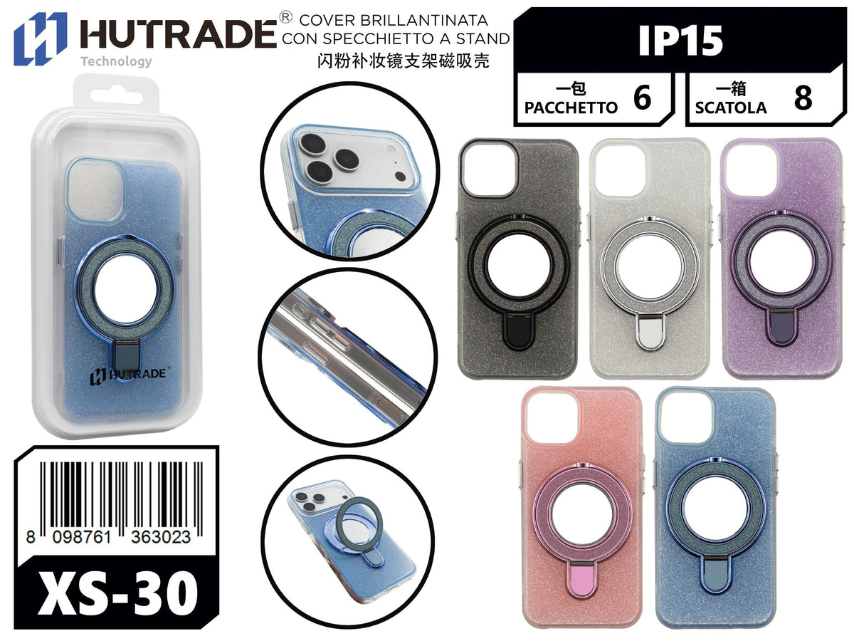 XS-30 COVER BRILLANTINATA CON SPECCHIETTO A STAND IP15