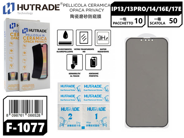 PELLICOLA CERAMICA OPACA PRIVACY IP13/13PRO/14/IP17E