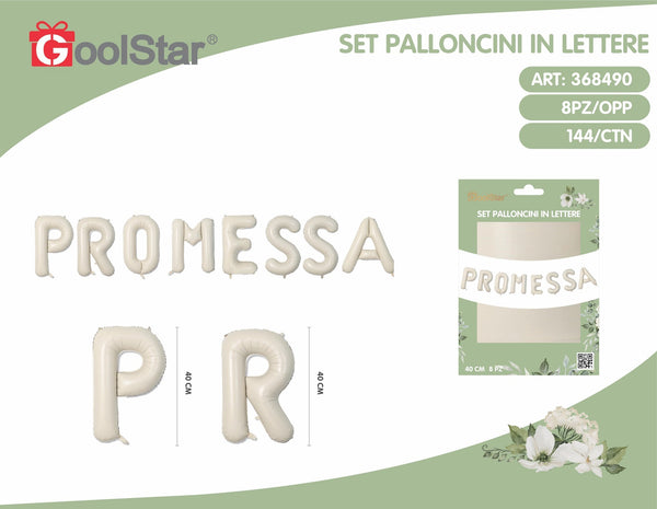 Palloncini foil Promessa