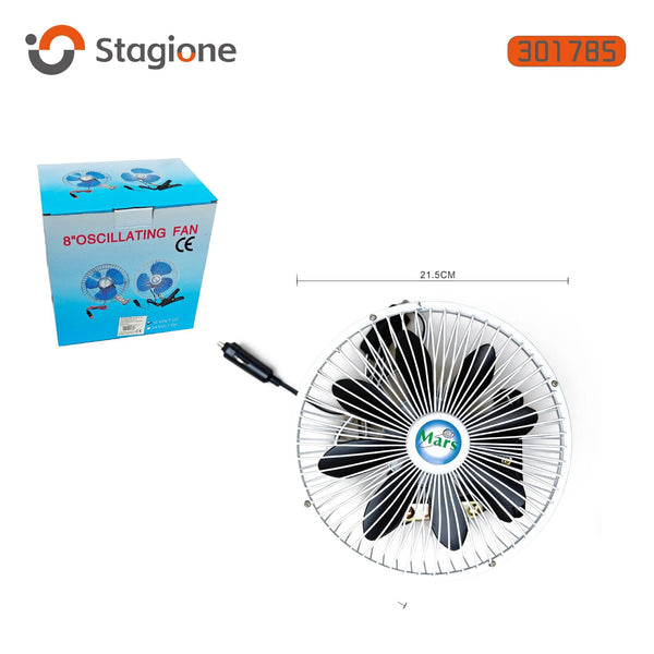 Ventilatore portatile per auto con braccio regolabile