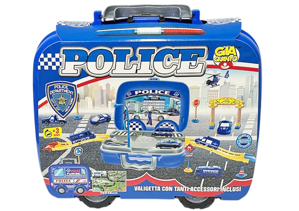 Valigetta garage Police giocattolo GV8182