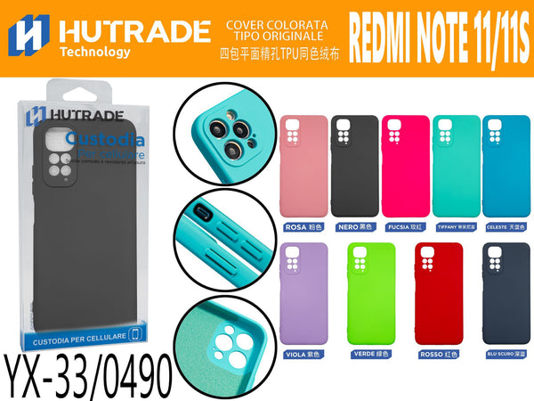 COVER COLORATA REDMI NOTE 11 4G – YX33 000713