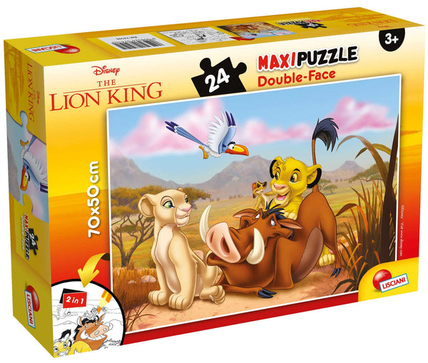 Puzzle Lisciani Double-Face, temi e formati