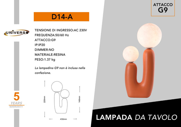 Lampada Da Scrivania Universo – D14-A