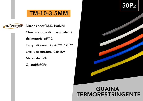 Guaina termorestringente – TM-10-3.5MM