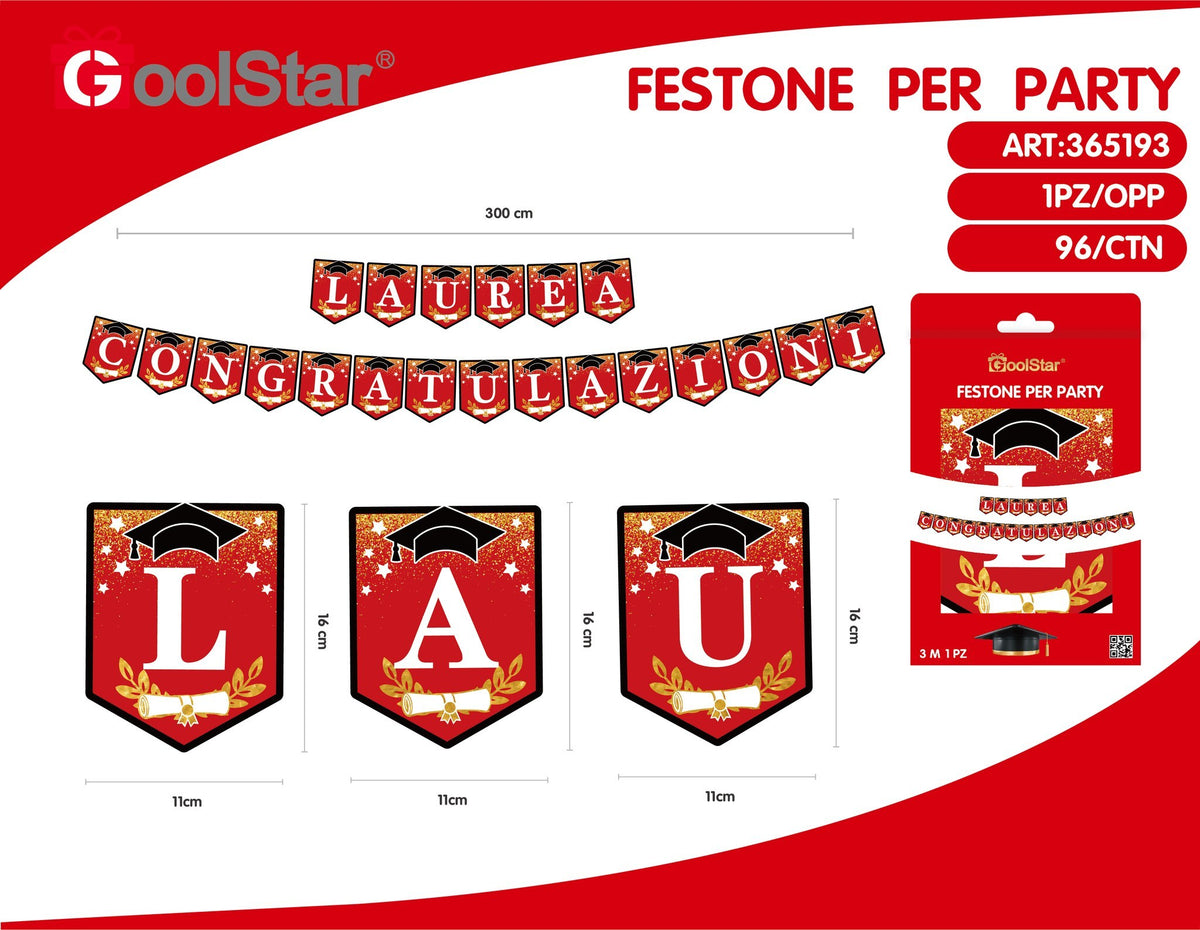 Festone per party laurea