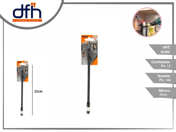 TUBO FLESSIBILE FERRO 250 mm