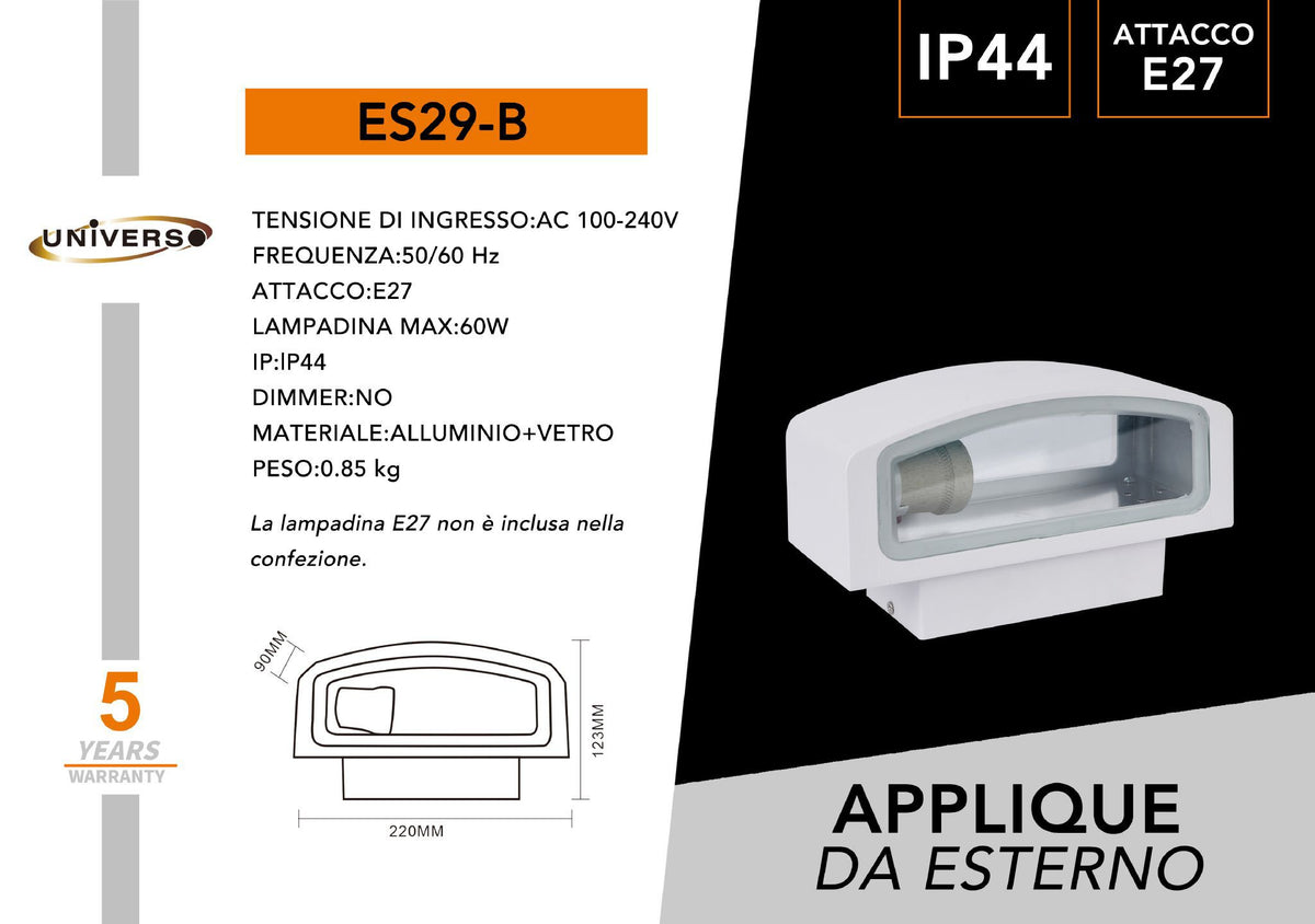 Applique da esterno – ES29-B