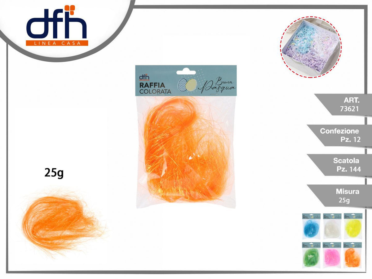 Raffia colorata