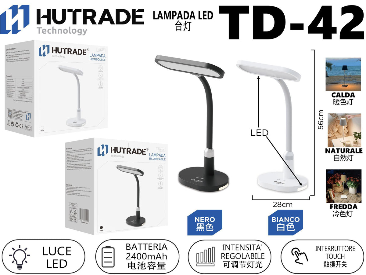 TD-42 LAMPADA DA TAVOLO A TOUCH