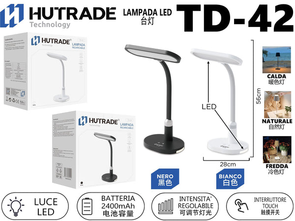 TD-42 LAMPADA DA TAVOLO A TOUCH