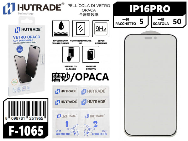 PELLICOLA DI VETRO OPACA IP16 PRO – F1065 547319